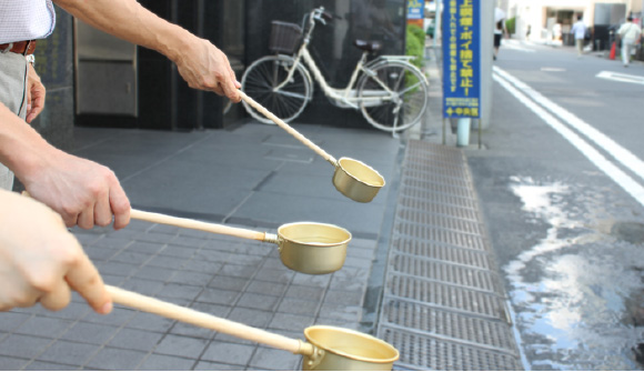 打ち水の実施